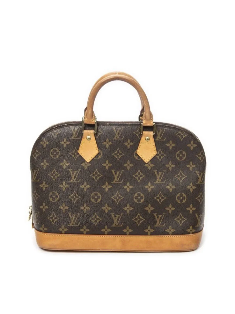 Louis Vuitton Alma Brown Monogram Canvas Handbag